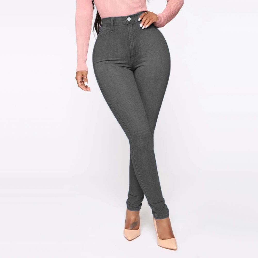 Slimming Jeans Pants For Women High Waist Trousers With Pockets Slimming Jeans Pants For Women High Waist Trousers With Pockets