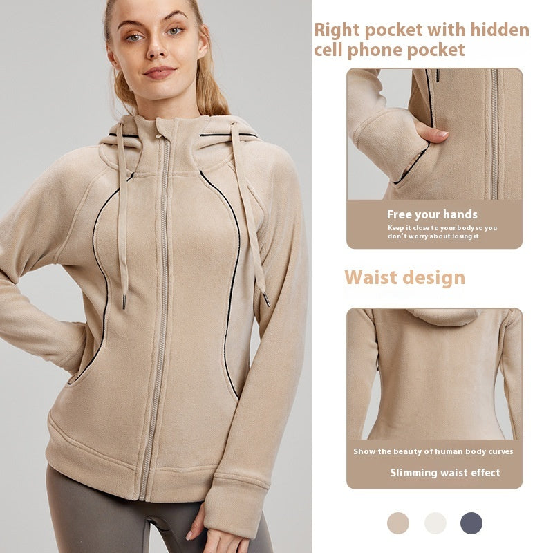 Long Sleeve Yoga Sports Jacket For Women Long Sleeve Yoga Sports Jacket For Women