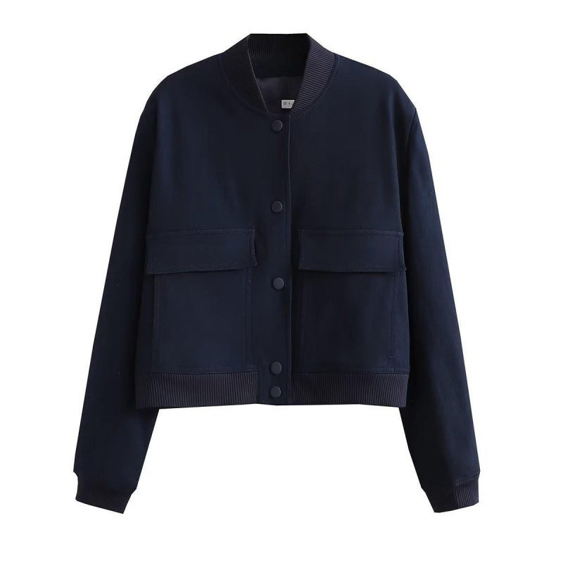 Fashion Jacket Stand Collar Coat For Women Fashion Jacket Stand Collar Coat For Women