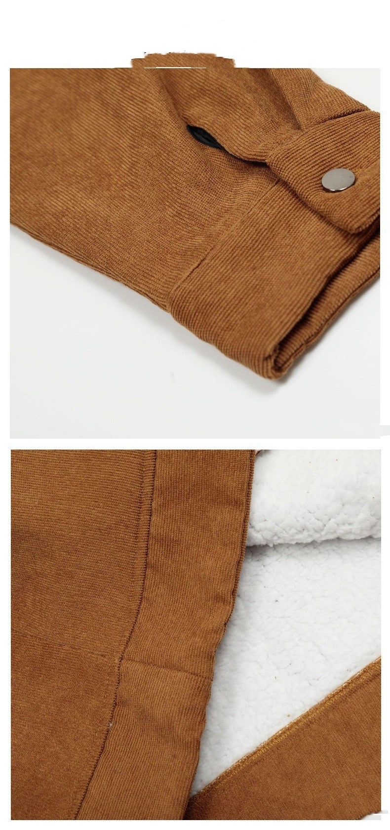 Men's Corduroy Fleece Jacket Fashion Casual Men's Corduroy Fleece Jacket Fashion Casual