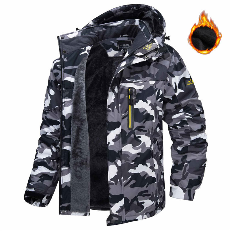 Winter Long Sleeved Windproof Ski Jacket Down Winter Long Sleeved Windproof Ski Jacket Down