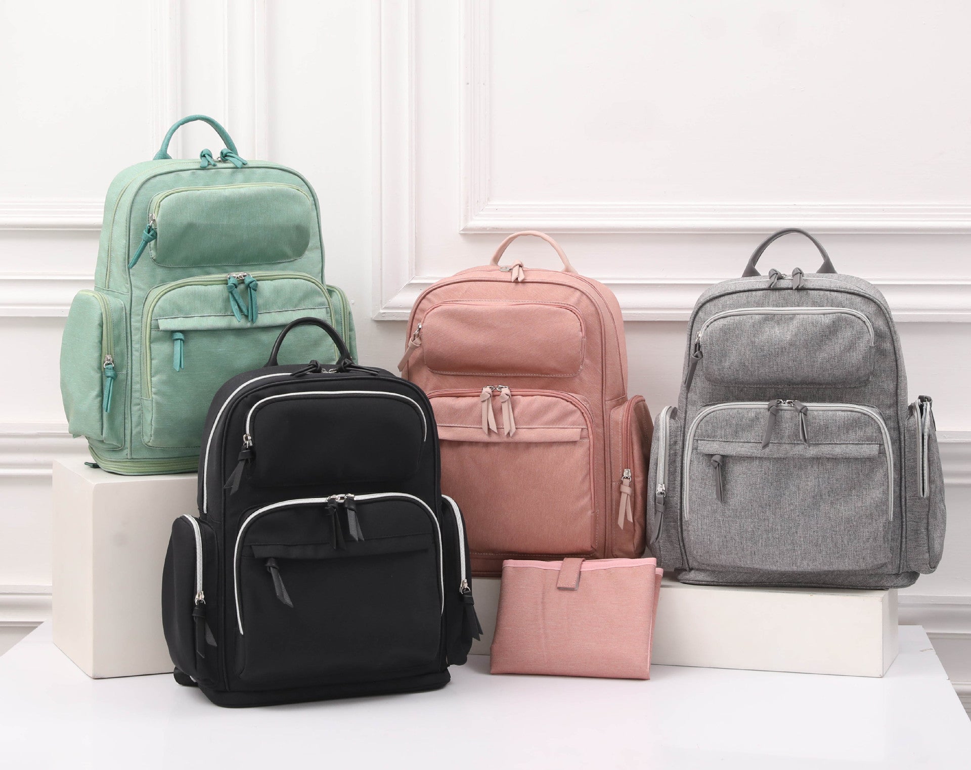 Waterproof Mommy Bag Large Capacity Multifunctional Mommy Backpack Waterproof Mommy Bag Large Capacity Multifunctional Mommy Backpack