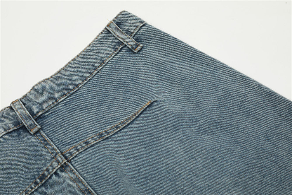 Pocket Flip-down Inside-out Wear Jeans Men Pocket Flip-down Inside-out Wear Jeans Men