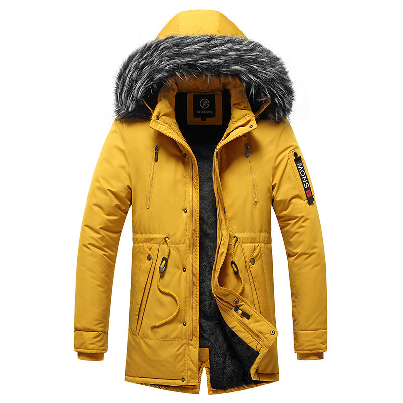 Casual Korean-style Cotton-padded Coat For Men Casual Korean-style Cotton-padded Coat For Men