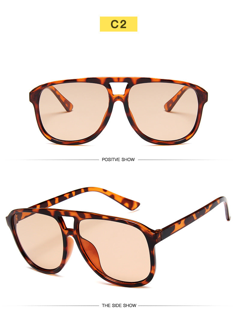 New Double Beam Big Frame Sunglasses For Men New Double Beam Big Frame Sunglasses For Men