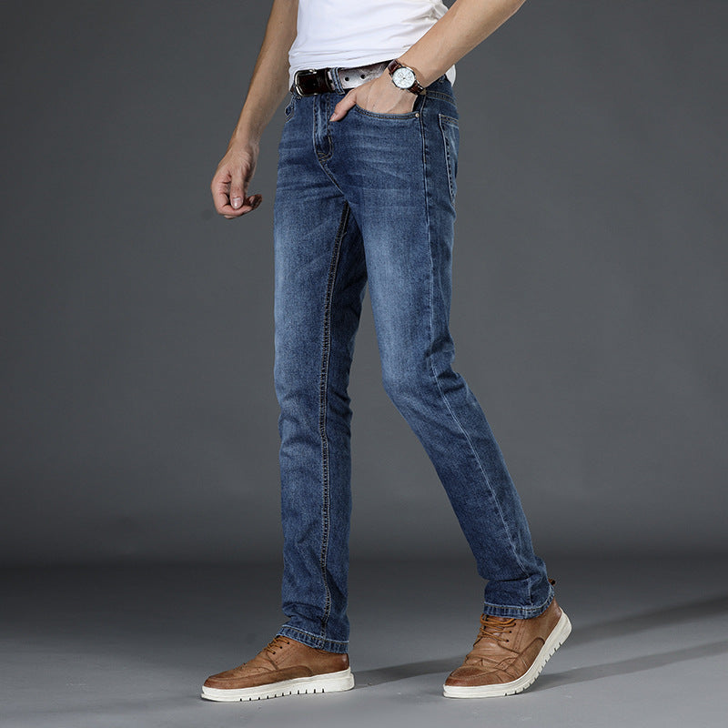 Business Stretch Jeans Men's Loose Business Stretch Jeans Men's Loose