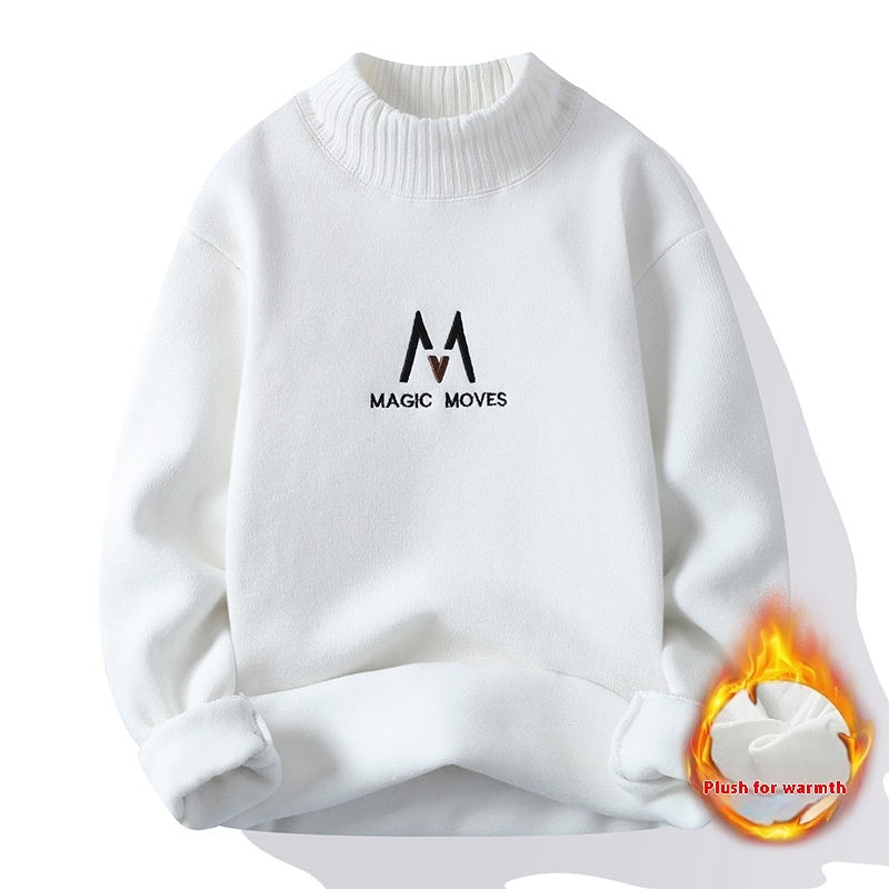 Sweater Men's Winter Fleece-lined Thickened Sweater Men's Winter Fleece-lined Thickened