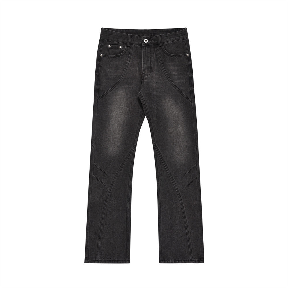 Fashion High Street Washed Jeans Men Fashion High Street Washed Jeans Men