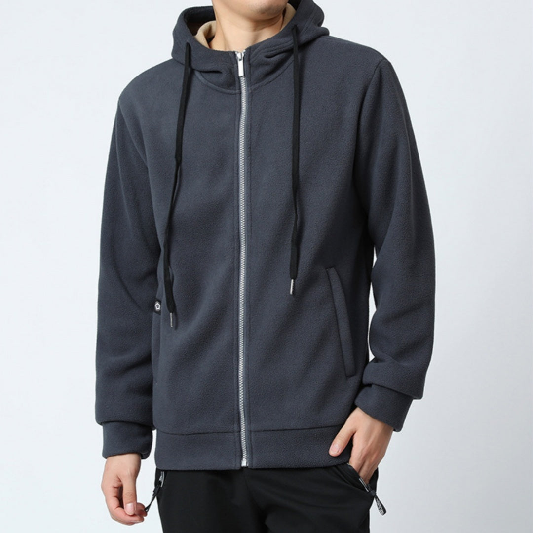 Men's Outdoor Fleece Coat Hooded Polar Fleece Jacket Men's Outdoor Fleece Coat Hooded Polar Fleece Jacket