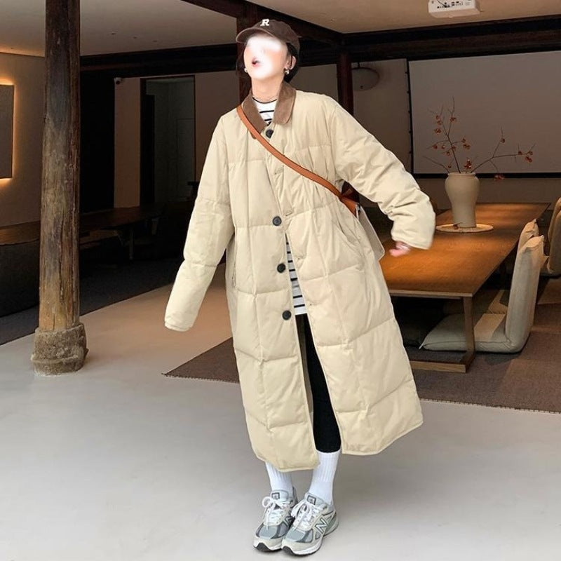 Loose Thick Design Sense New Down Cotton Jacket Women's Mid-length Loose Thick Design Sense New Down Cotton Jacket Women's Mid-length