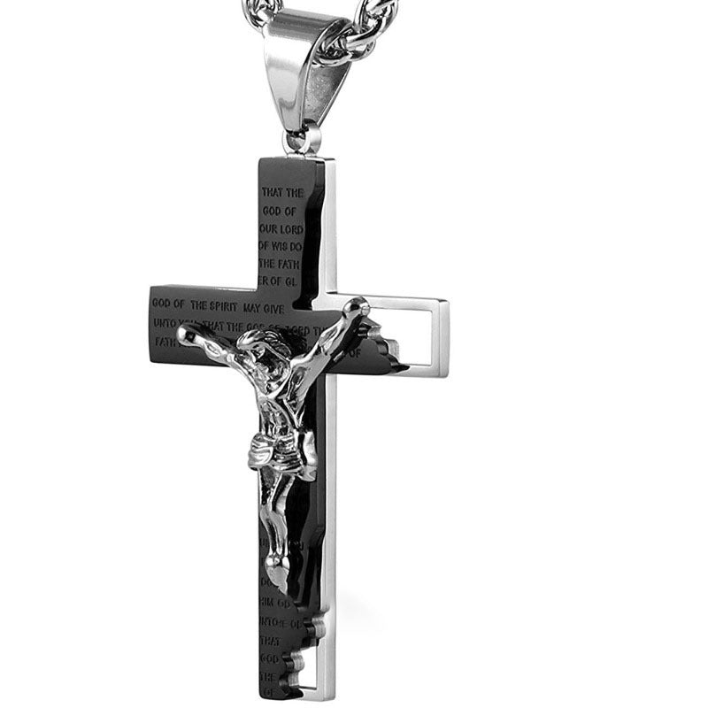 Titanium Steel Cross Accessories And Decorations Pendant Necklace Trendy Men Hip Hop Ear Accessories Titanium Steel Cross Accessories And Decorations Pendant Necklace Trendy Men Hip Hop Ear Accessories