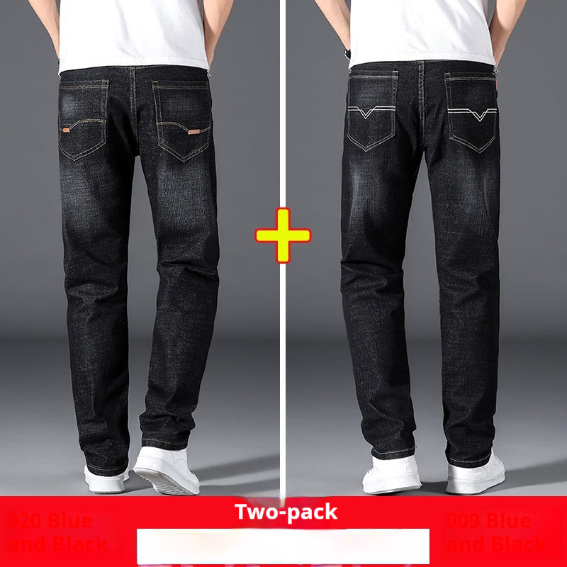 Summer Thin Jeans Men's Loose Straight Summer Thin Jeans Men's Loose Straight
