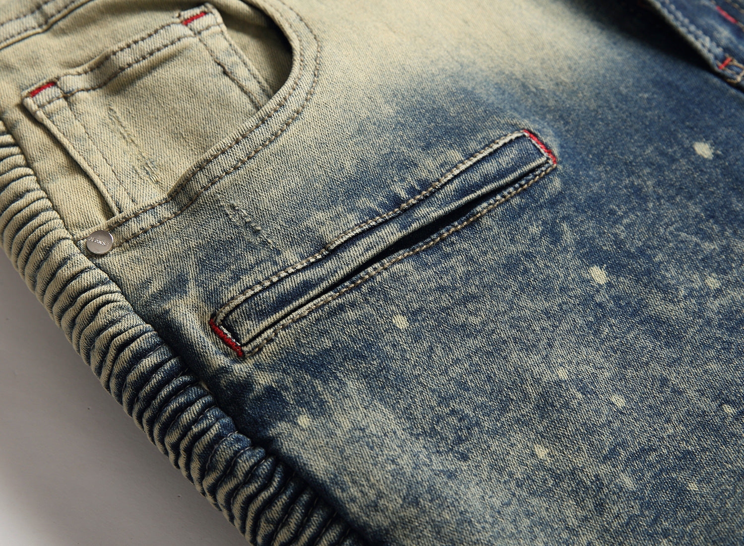 Elastic Small Straight Jeans For Men Elastic Small Straight Jeans For Men