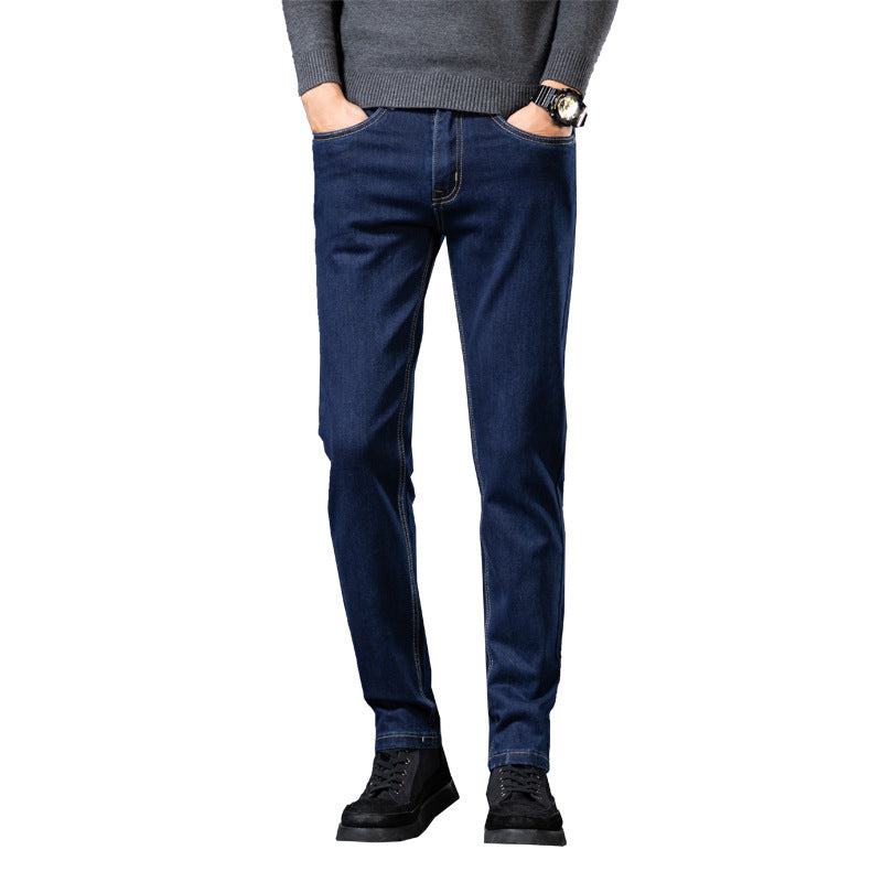 Slim Fit Elastic Straight Jeans For Men Slim Fit Elastic Straight Jeans For Men