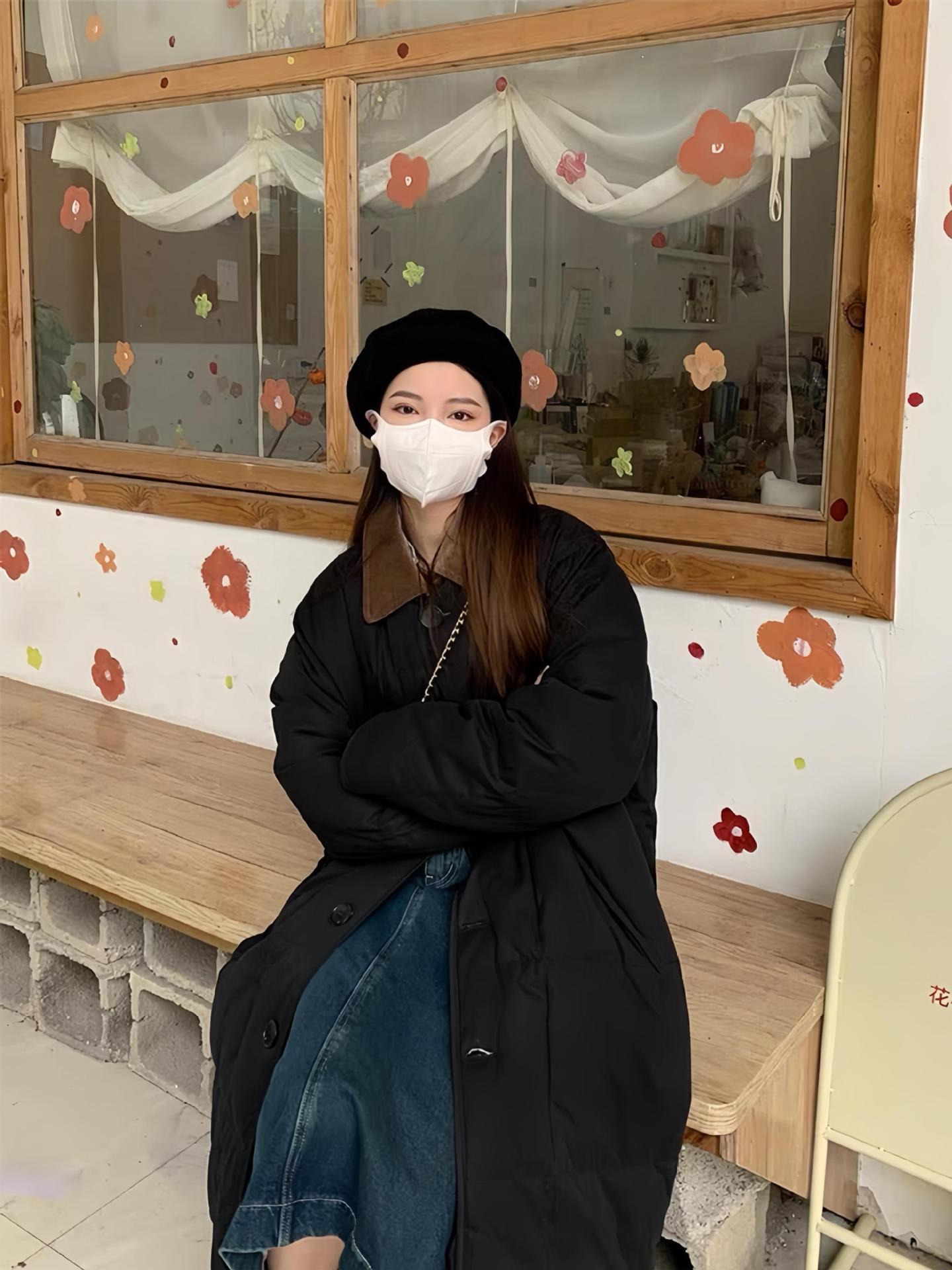 Loose Thick Design Sense New Down Cotton Jacket Women's Mid-length Loose Thick Design Sense New Down Cotton Jacket Women's Mid-length