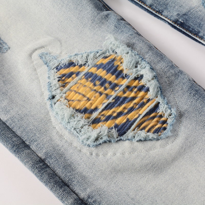 New American Retro Jeans Trendy Men New American Retro Jeans Trendy Men