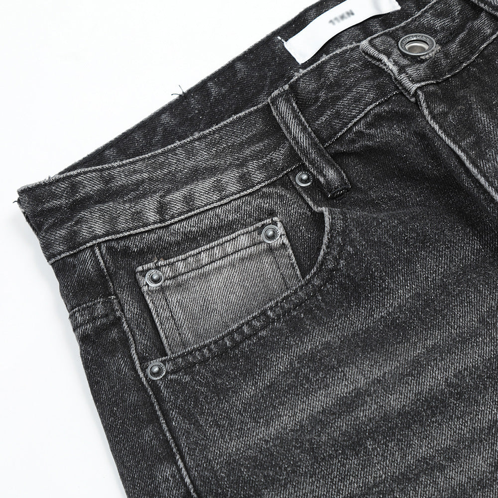 Fashion Tie-dye Worn Jeans Men Fashion Tie-dye Worn Jeans Men