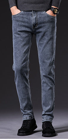 Slim Fit Elastic Straight Jeans For Men Slim Fit Elastic Straight Jeans For Men