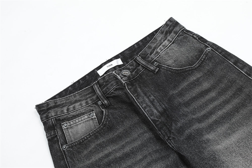 Fashion Tie-dye Worn Jeans Men Fashion Tie-dye Worn Jeans Men