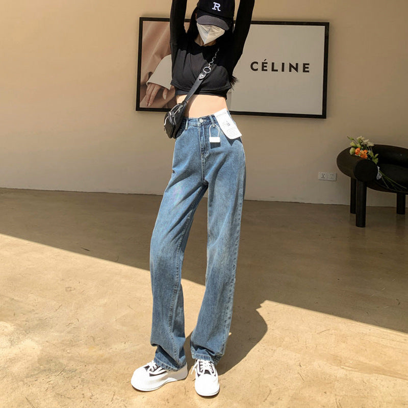Plus Size Wide Legs Jeans For Women Autumn And Winter Plus Size Wide Legs Jeans For Women Autumn And Winter