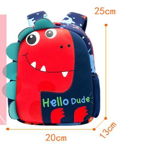 Cartoon Cute Children Kindergarten Dinosaur School Bag Cartoon Cute Children Kindergarten Dinosaur School Bag