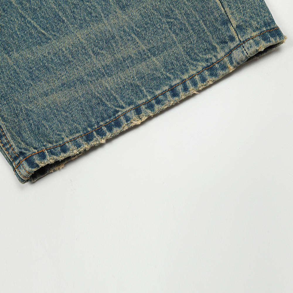 Retro Distressed Jeans For Men Retro Distressed Jeans For Men