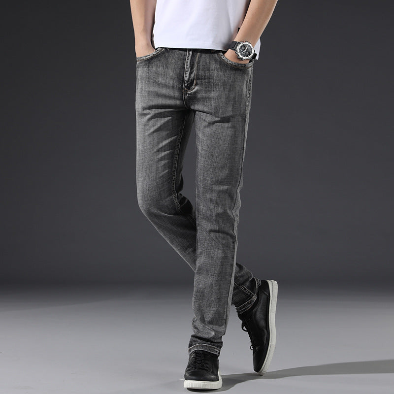 Business Stretch Jeans Men's Loose Business Stretch Jeans Men's Loose