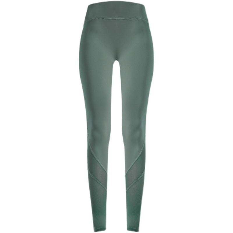 Nude Mesh Stitching Gym Pants For Women Nude Mesh Stitching Gym Pants For Women