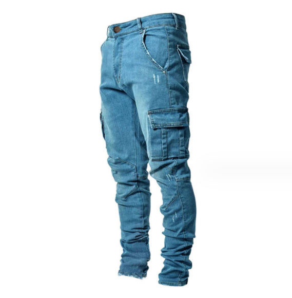 New Skinny Jeans With Side Pockets And Feet For Men New Skinny Jeans With Side Pockets And Feet For Men
