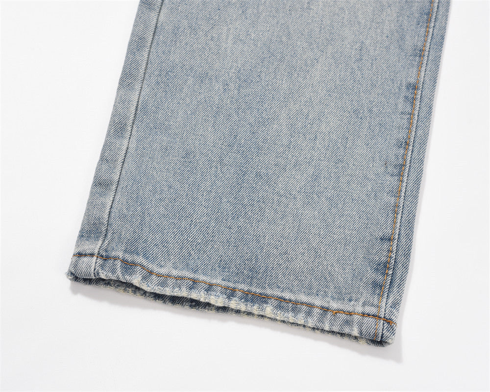 Fashion Personality American Straight Jeans Men Fashion Personality American Straight Jeans Men