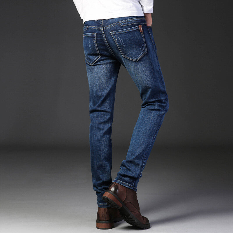 Straight Stretch Slim Fit Casual Men's Trousers Straight Stretch Slim Fit Casual Men's Trousers