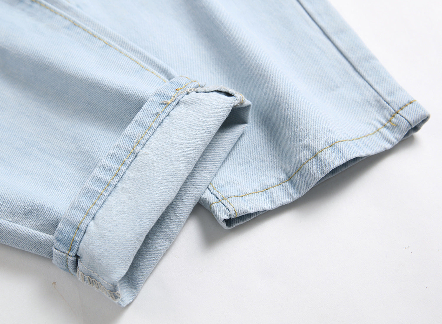 New Design Sense Ripped Jeans Men's Knee Broken Holes Pants Trousers New Design Sense Ripped Jeans Men's Knee Broken Holes Pants Trousers