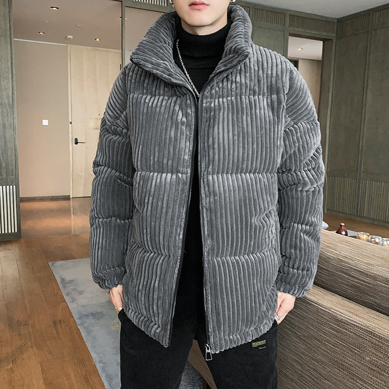 Corduroy Padded Jacket Men Winter Thickening Corduroy Padded Jacket Men Winter Thickening