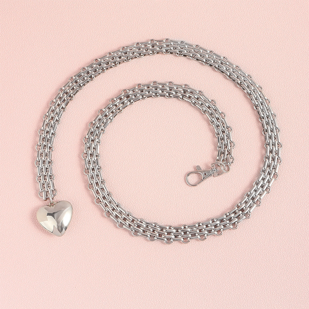 Men And Women Design Fashion Love Chain Pendant Waist Chain Metal Accessories Cute Chain Men And Women Design Fashion Love Chain Pendant Waist Chain Metal Accessories Cute Chain
