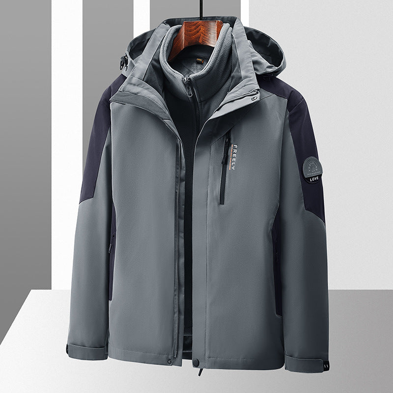 Three-in-one Removable Windproof Waterproof Jacket Three-in-one Removable Windproof Waterproof Jacket