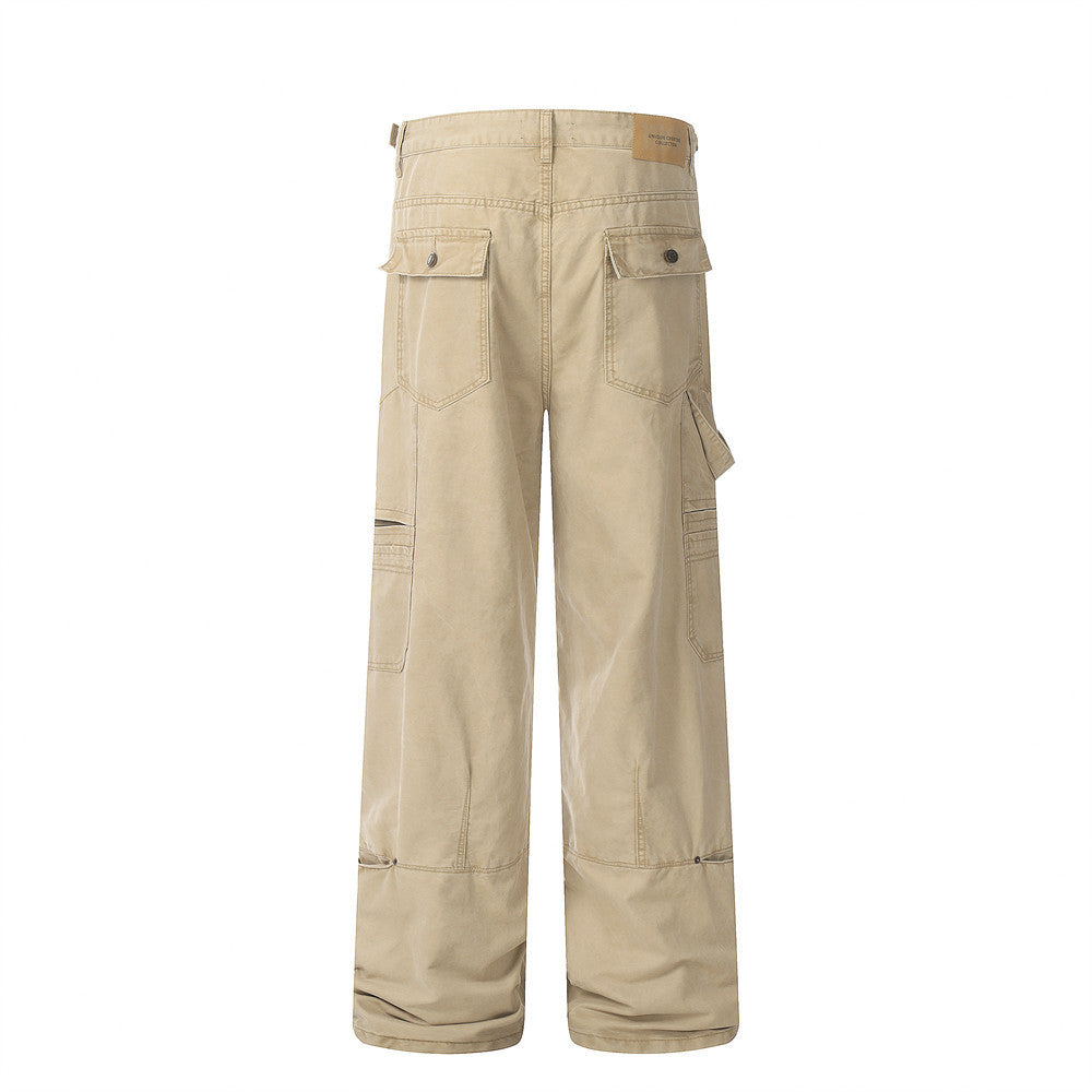 Fashion Personality Multi-pocket Workwear Jeans Men Fashion Personality Multi-pocket Workwear Jeans Men