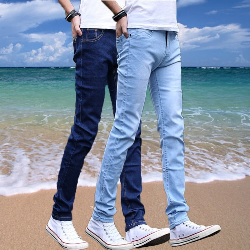 Thin Men's Jeans Loose Skinny Casual Thin Men's Jeans Loose Skinny Casual