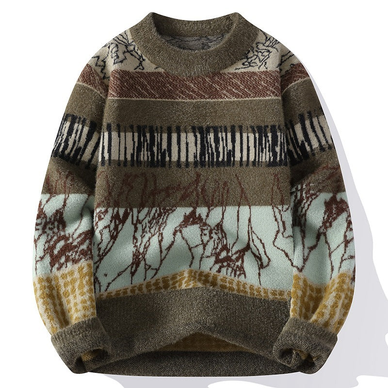 Autumn And Winter Round Neck Men's Knitted Bottoming Shirt Autumn And Winter Round Neck Men's Knitted Bottoming Shirt