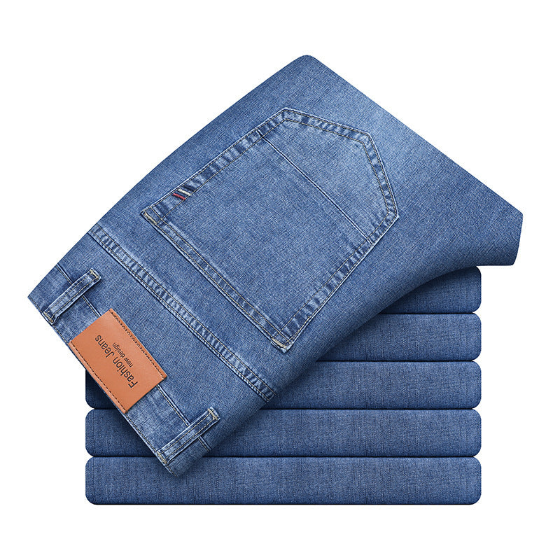 Straight Slim Casual Jeans Men Straight Slim Casual Jeans Men