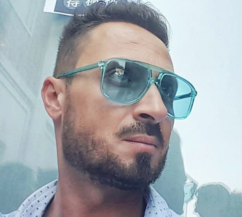 New Double Beam Big Frame Sunglasses For Men New Double Beam Big Frame Sunglasses For Men