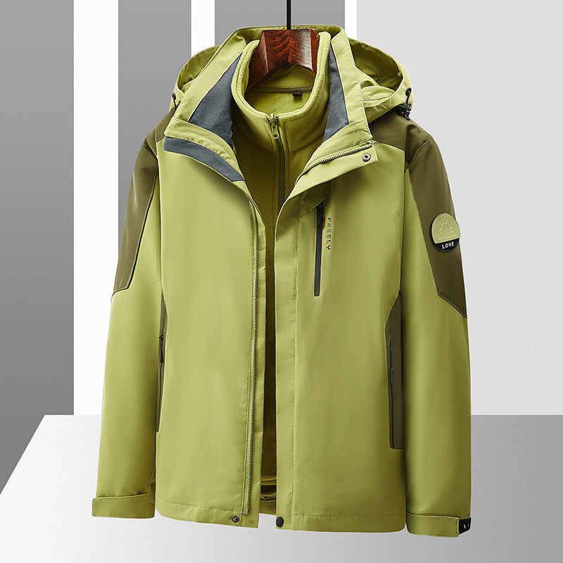 Three-in-one Removable Windproof Waterproof Jacket Three-in-one Removable Windproof Waterproof Jacket