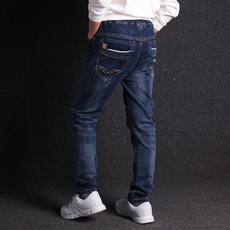Boys Jeans New Product Micro Stretch Comfortable Black Pants Boys Jeans New Product Micro Stretch Comfortable Black Pants