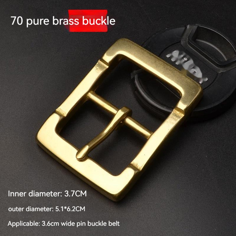Casual Men Solid Brass Belt Buckle Accessories Casual Men Solid Brass Belt Buckle Accessories