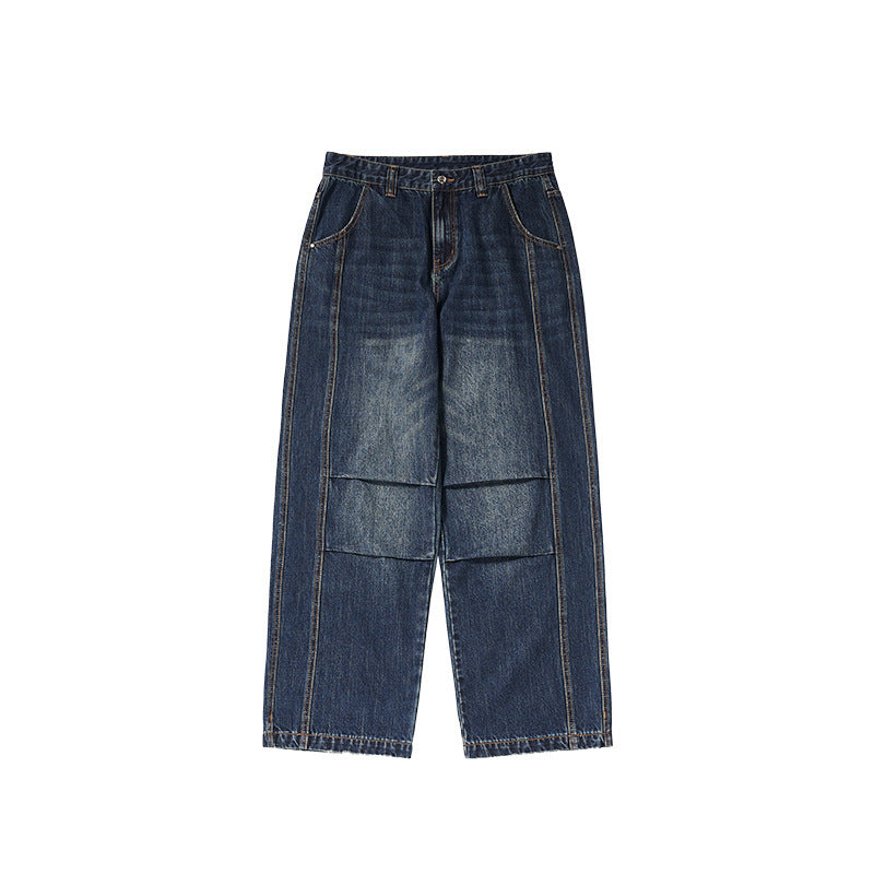 Men's Loose Retro Straight Jeans Men's Loose Retro Straight Jeans