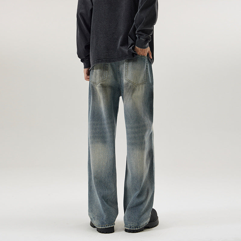 American-style Distressed Fashion Brand Jeans Men American-style Distressed Fashion Brand Jeans Men