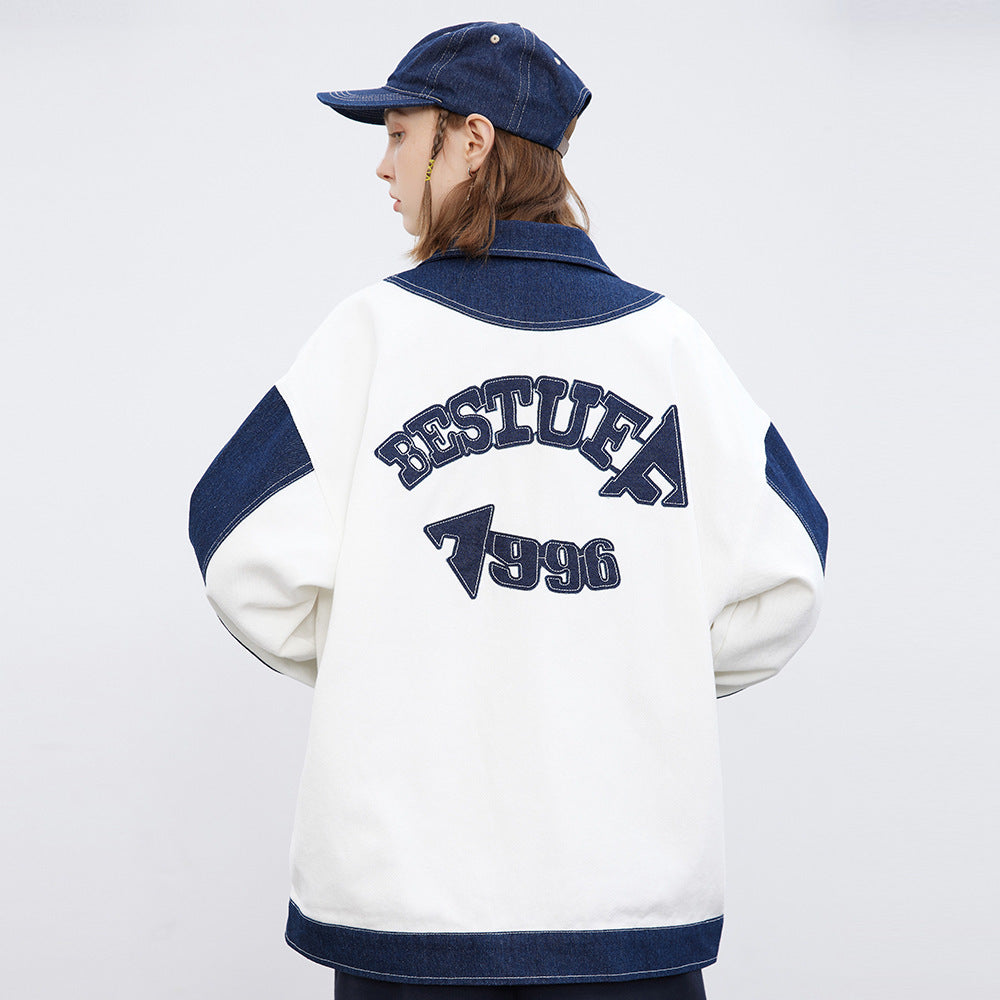 Stitching Wash Jacket For Men And Women Stitching Wash Jacket For Men And Women