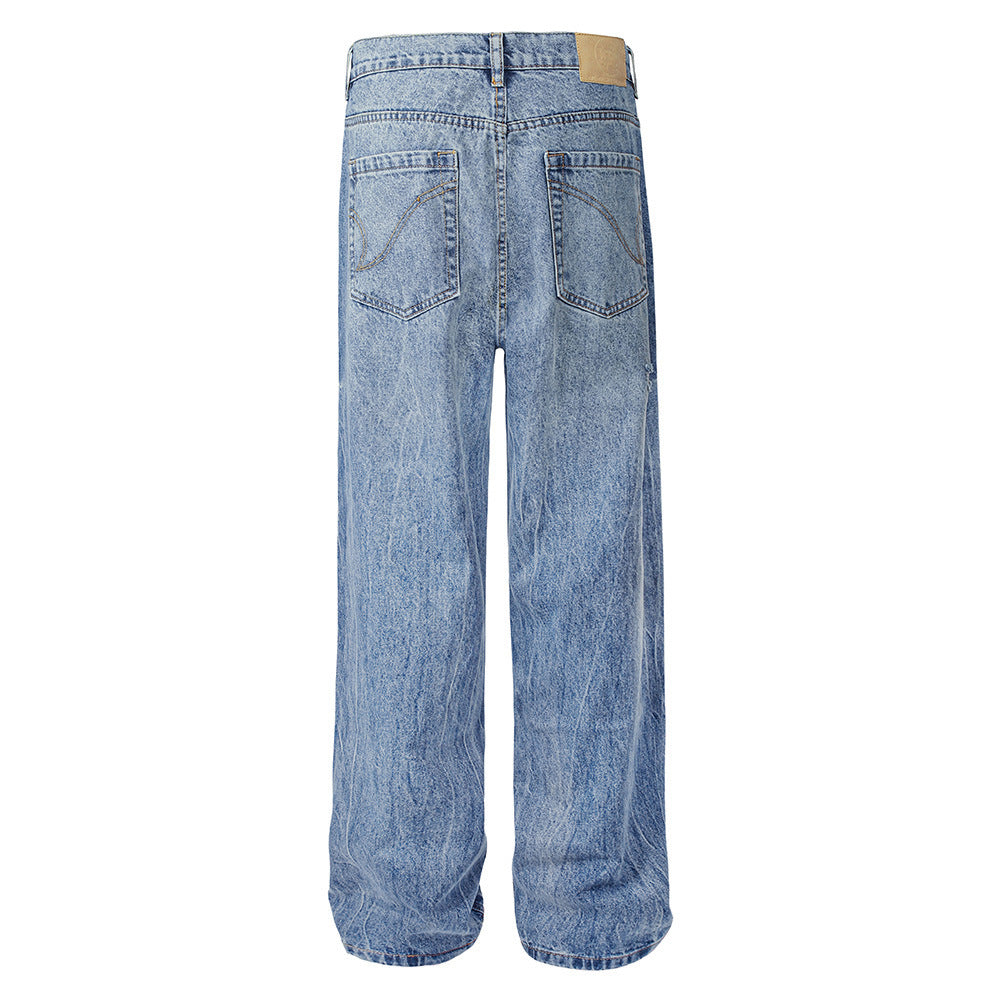 Fashion American Street Ripped Jeans Men Fashion American Street Ripped Jeans Men