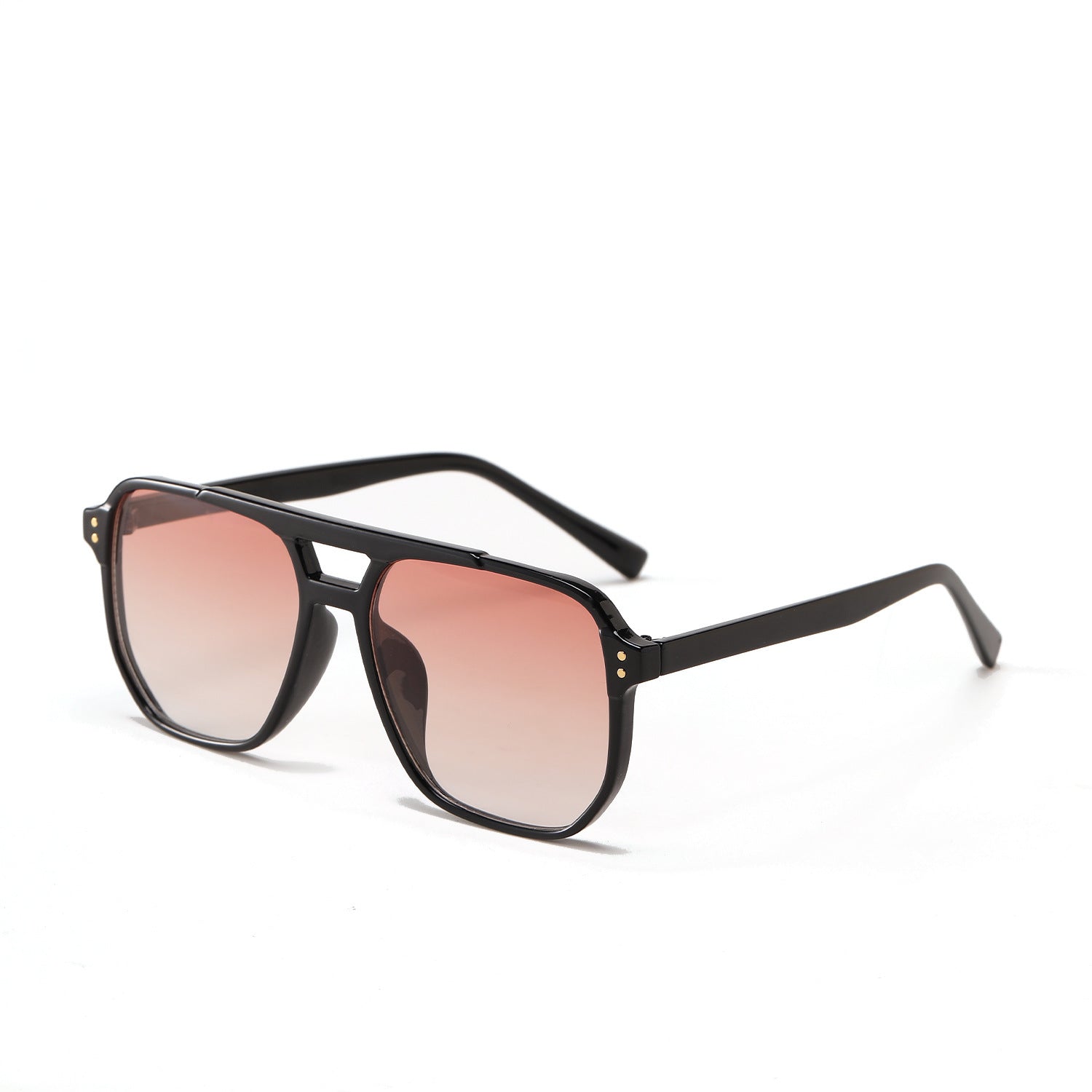 Square Double Beam Fashion Black Sunglasses For Women Square Double Beam Fashion Black Sunglasses For Women
