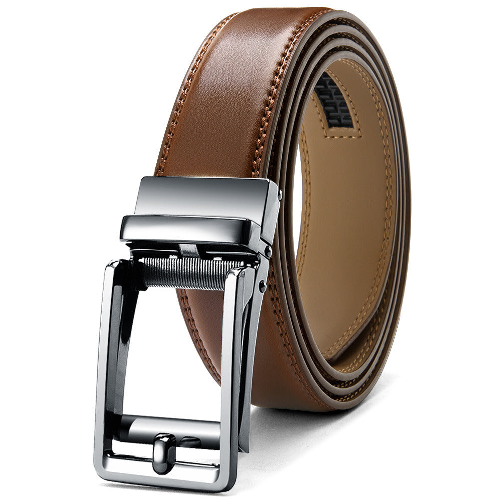 Reprint Anti-pull Alloy Automatic Buckle Belt Men Reprint Anti-pull Alloy Automatic Buckle Belt Men