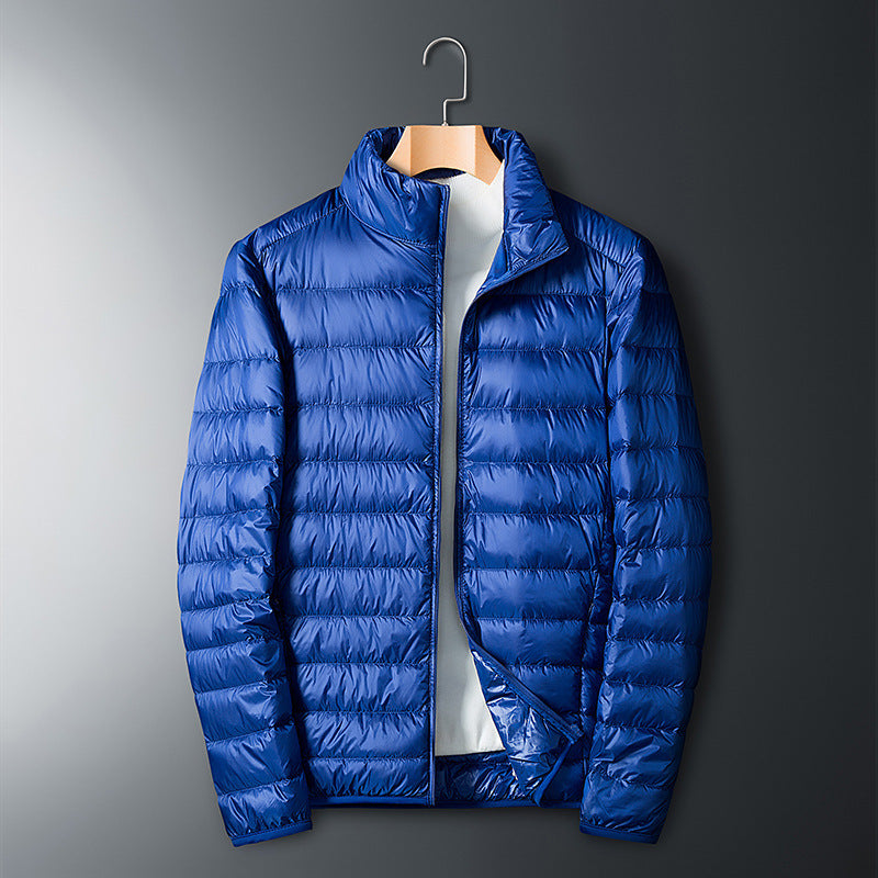 Autumn And Winter Men's Stand Collar Lightweight Down Jacket Autumn And Winter Men's Stand Collar Lightweight Down Jacket